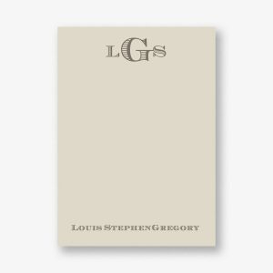 Woodcut A6 Stationery