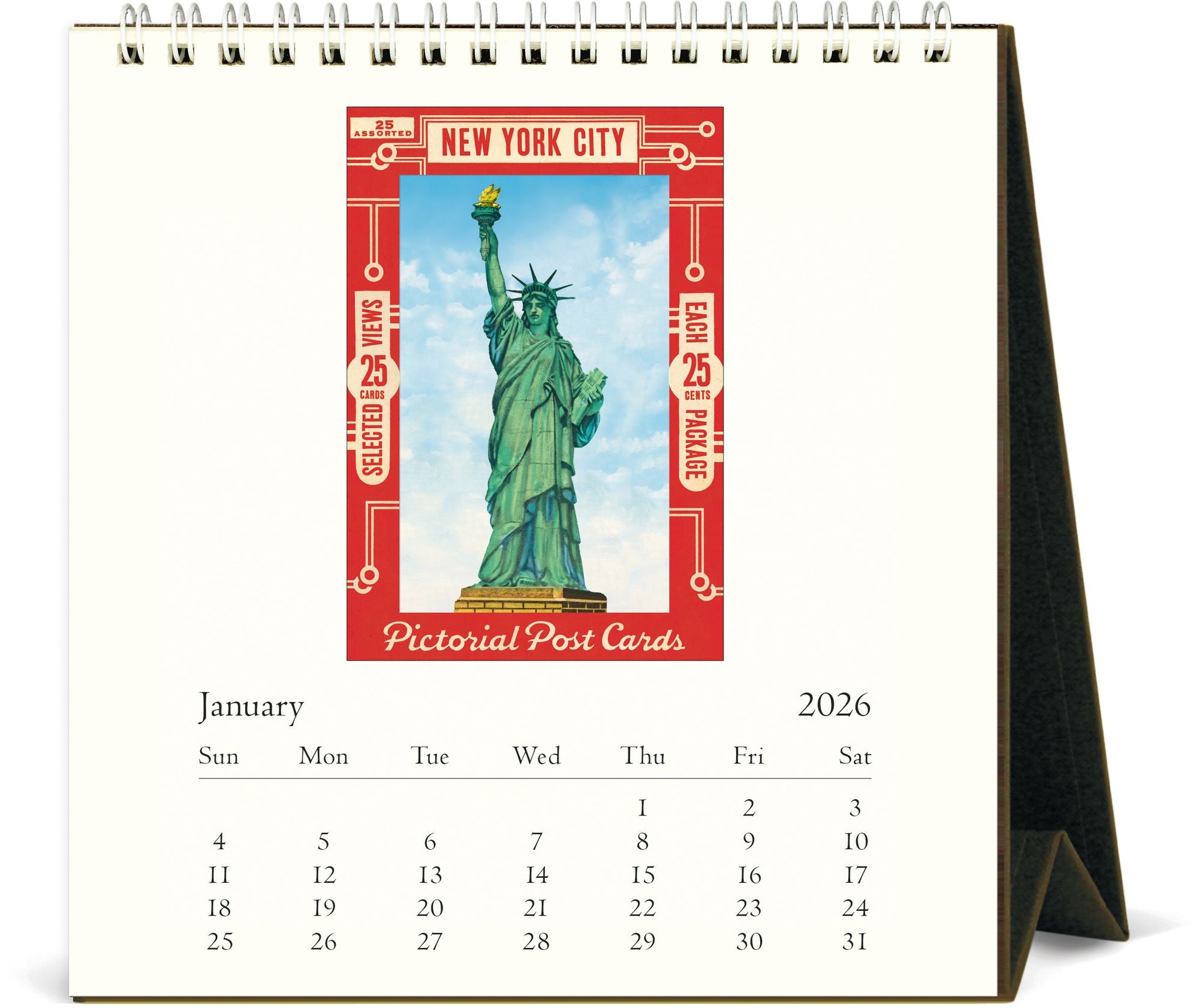 2026 Cavallini New York Desk Calendar - Image 2