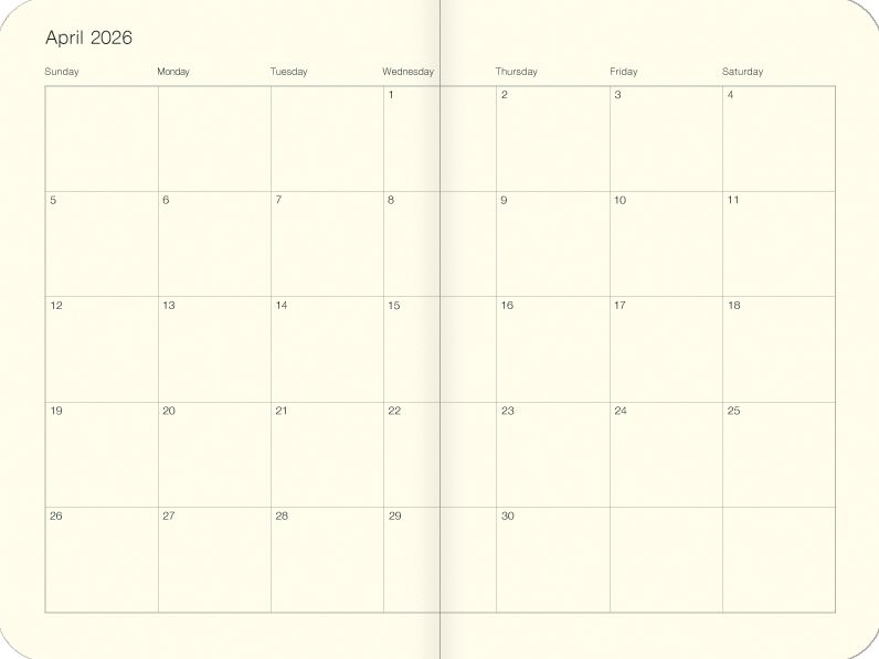 2026 Cavallini Wildflowers Weekly Planner - Image 3