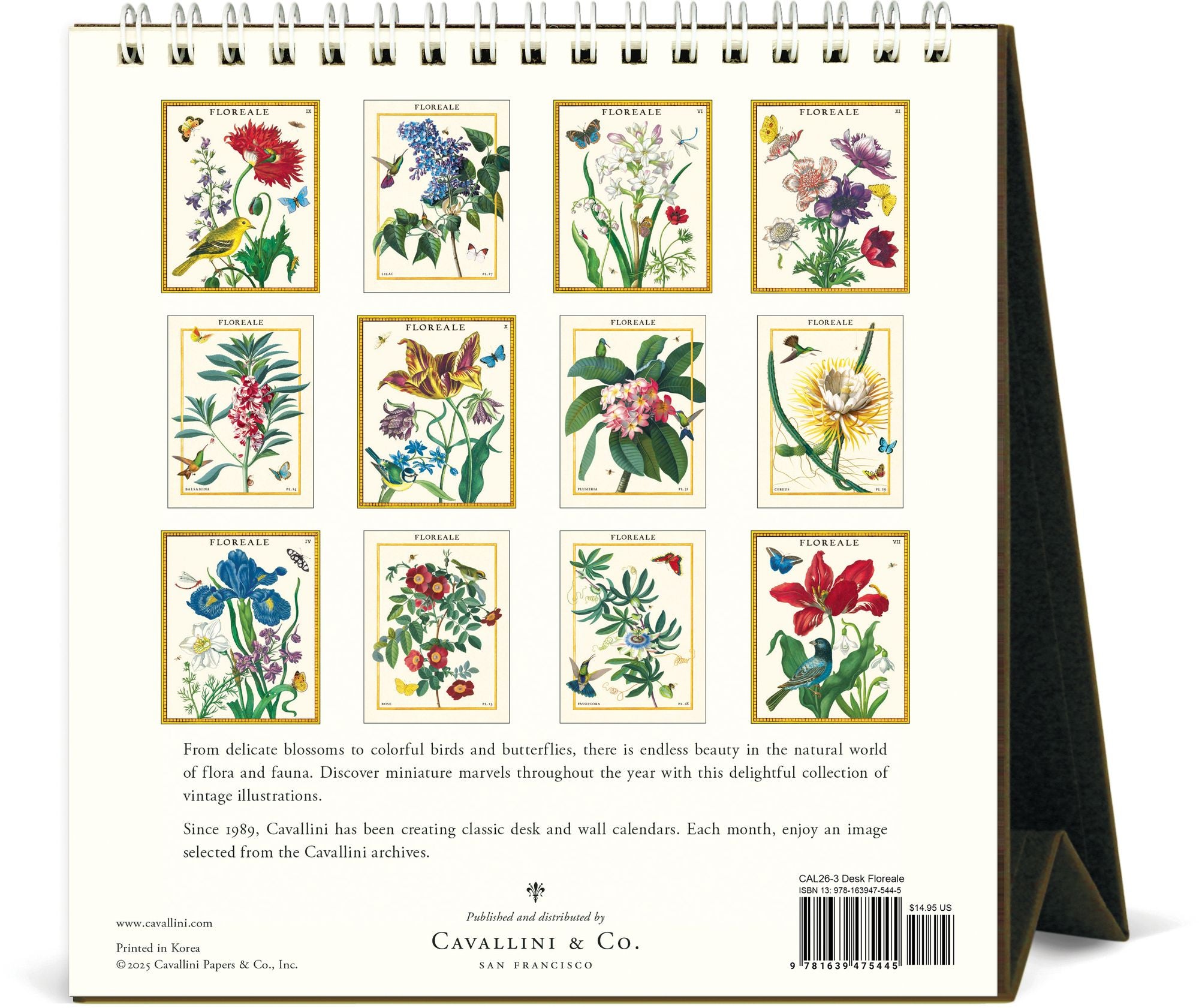 2026 Floreale Desk Calendar - Image 3