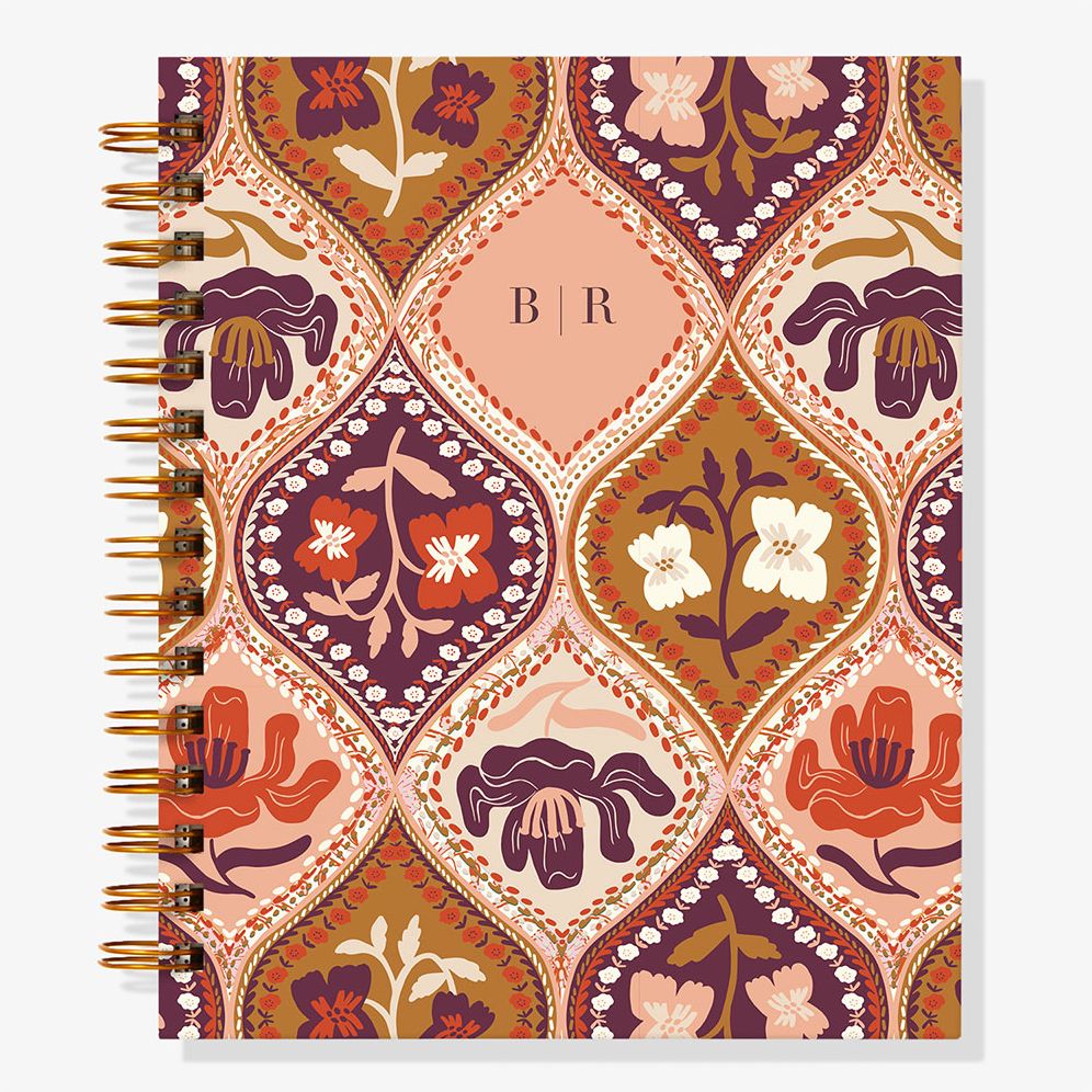 12-Month Paisley Diamonds Custom Planner - Image 2