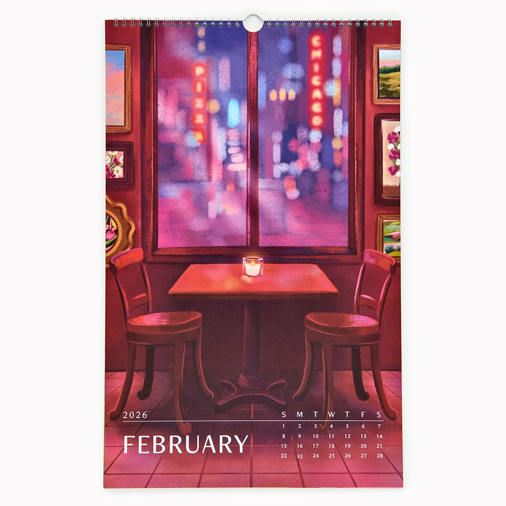 2026 Paper Source Wall Art Calendar - Image 3