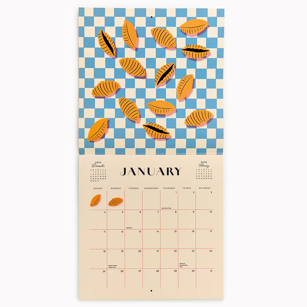 2026 Paper Source Pasta Calendar - Image 3
