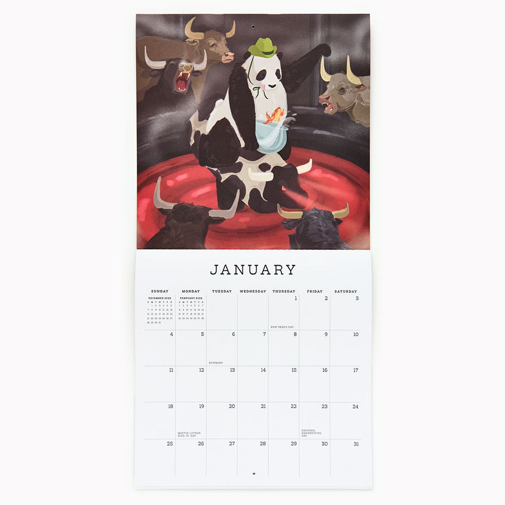 2026 Paper Source Critter Friends Calendar - Image 3