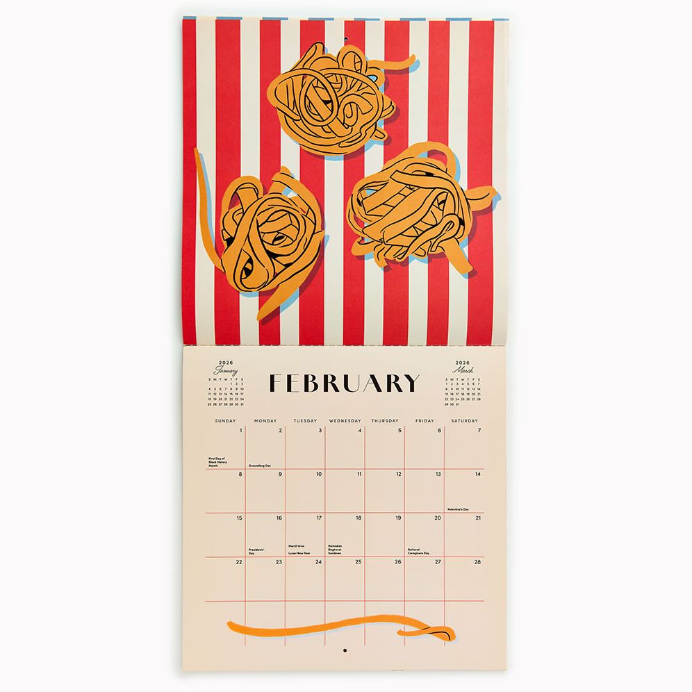 2026 Paper Source Pasta Calendar - Image 6