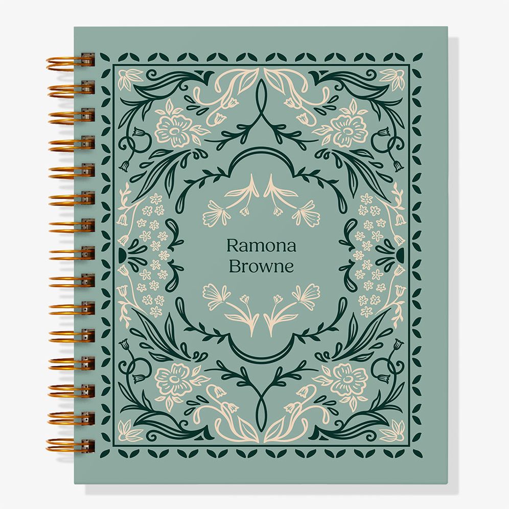 12-Month Ornamental Autumn Custom Planner - Image 2
