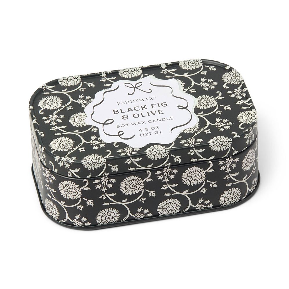 Ch??rie Black Fig & Olive Candle Tin 4.5 oz - Image 2