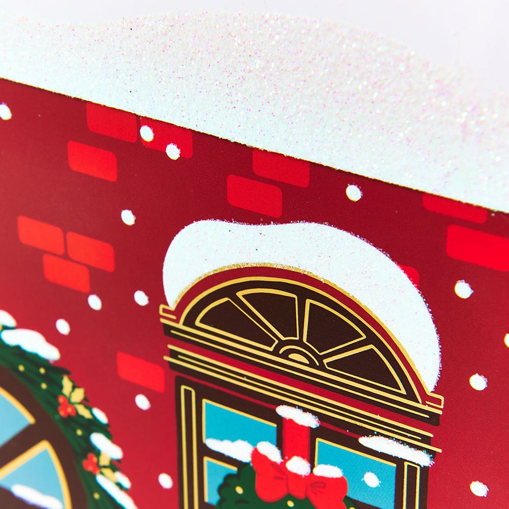 Holiday House Medium Die-Cut Gift Bag - Image 2