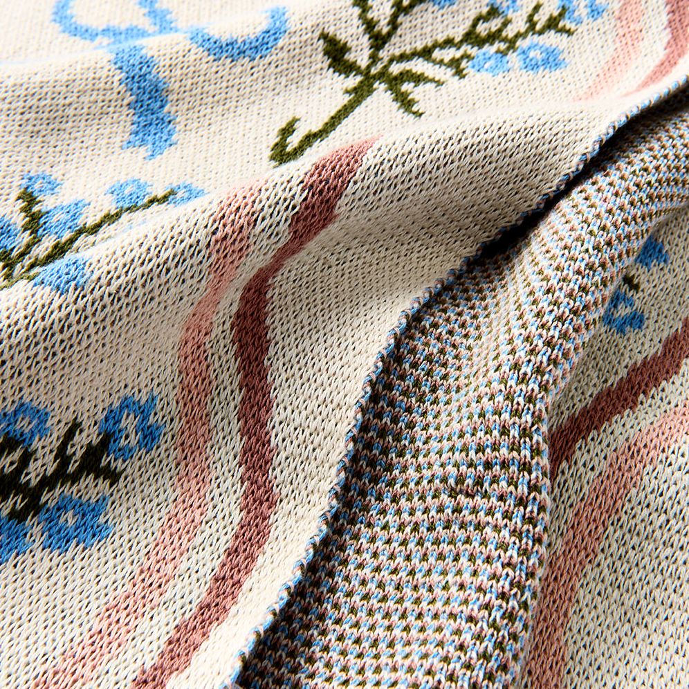 Festive Bows and Greenery Blanket - Image 3