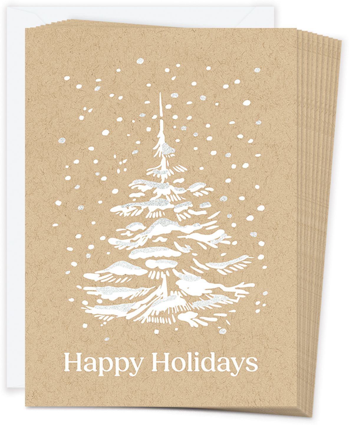 Christmas White Tree Stationery Set - Image 2