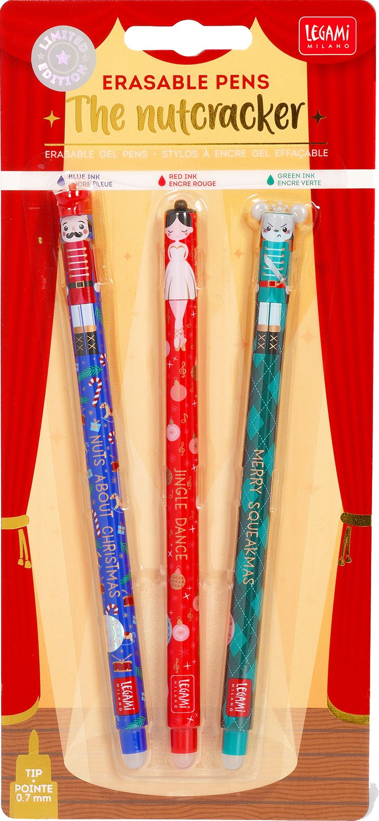 Set of 3 Erasable Christmas Gel Pens - Image 10
