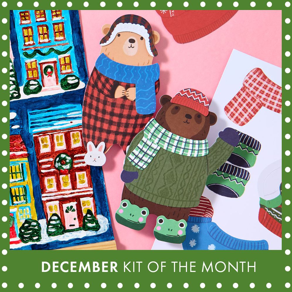 Beary Jolly Paper Dolls Kit